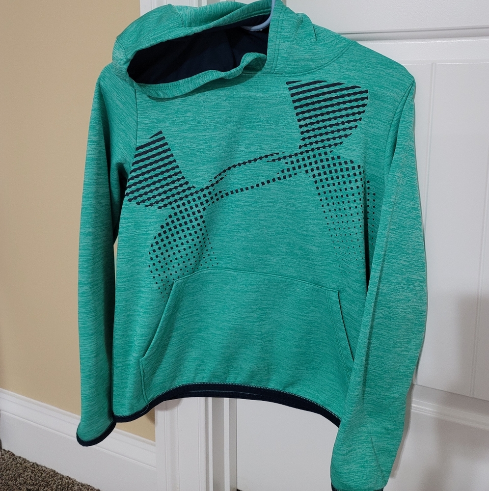 Girls Under Armour youth Xlarge blue hoodie